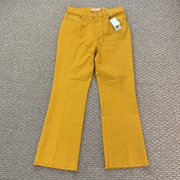 Tory Burch Gold Crest Bootcut Jean - Picture 3 of 15